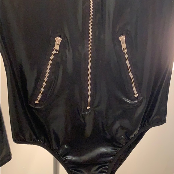 Black poly bodysuit - Picture 2 of 3